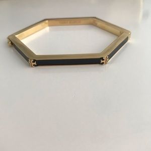 Tory Burch black enamel bracelet